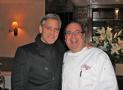 Chef Sal and George Clooney